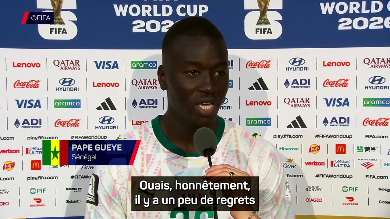 Sénégal - Gueye : “Un peu de regrets parce qu’on a regardé la France dans les yeux”