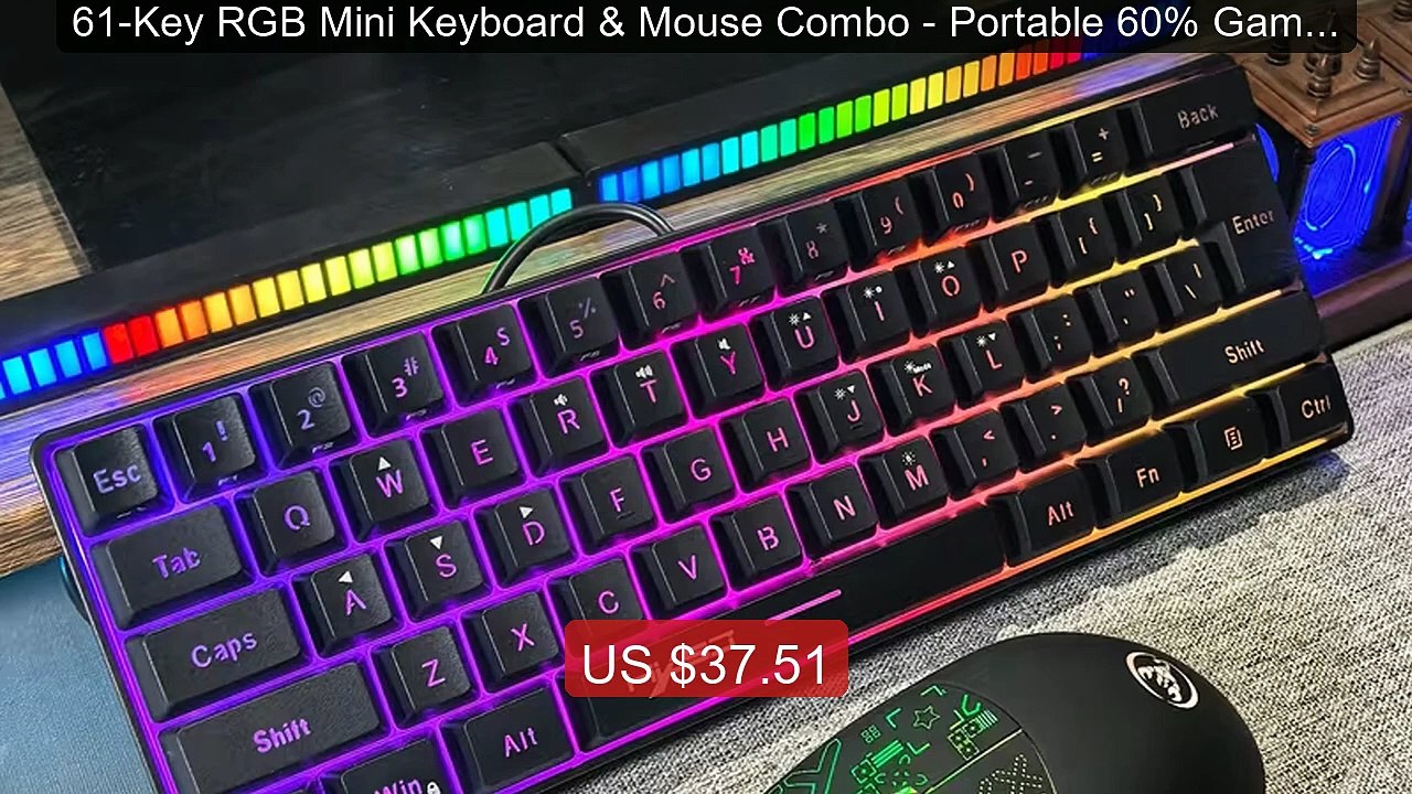 61-Key RGB Mini Keyboard & Mouse Combo - Portable 60% Gaming Keyboa... -- Top Rated 2026 | Buy Now!
