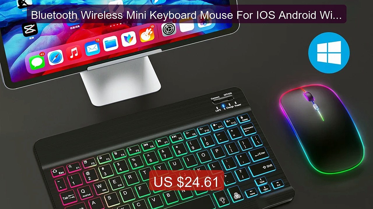Bluetooth Wireless Mini Keyboard Mouse For IOS Android Wind... -- Top Pick 2026 | Unbeatable Price!