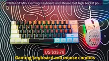 HXSJ-61 Mini Gaming Keyboard and Mouse Set Rgb backlit portabl... -- Best Buy 2026 | Great Quality!