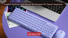 Fashion Keyboard and Mouse Set Wireless PC Gamer Keyboards ... -- Top Pick 2026 | Unbeatable Price!