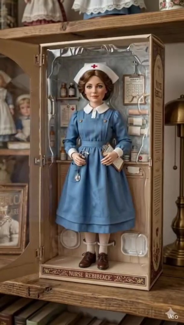 ⁣Unboxing the Creepiest Nurse Doll You’ve Ever Seen! 😱 #NurseRebecca