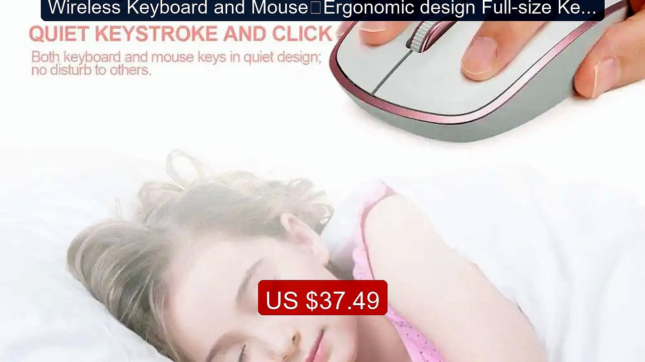 Wireless Keyboard and Mouse，Ergonomic design Full-size Keyboar... -- Best Buy 2026 | Great Quality!