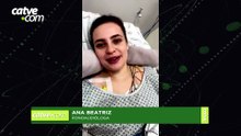 No hospital, Ana Beatriz agradece por orações e mensagens de carinho