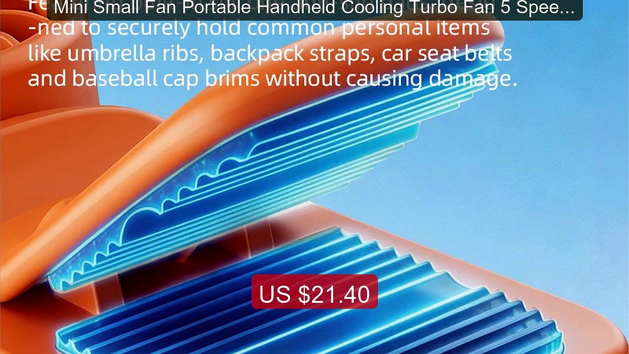 Mini Small Fan Portable Handheld Cooling Turbo Fan 5 Speeds 3000mAh... -- Top Rated 2026 | Buy Now!