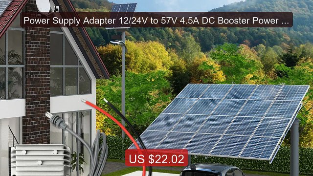 Power Supply Adapter 12/24V to 57V 4.5A DC Booster Power Mo... Top Pick 2026 | Unbeatable Price!