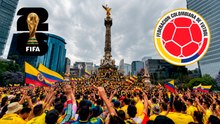 Mundial 2026: Colombia se apodera de la capital mexicana; así se vive la previa de la afición desde Ángel de la Independencia