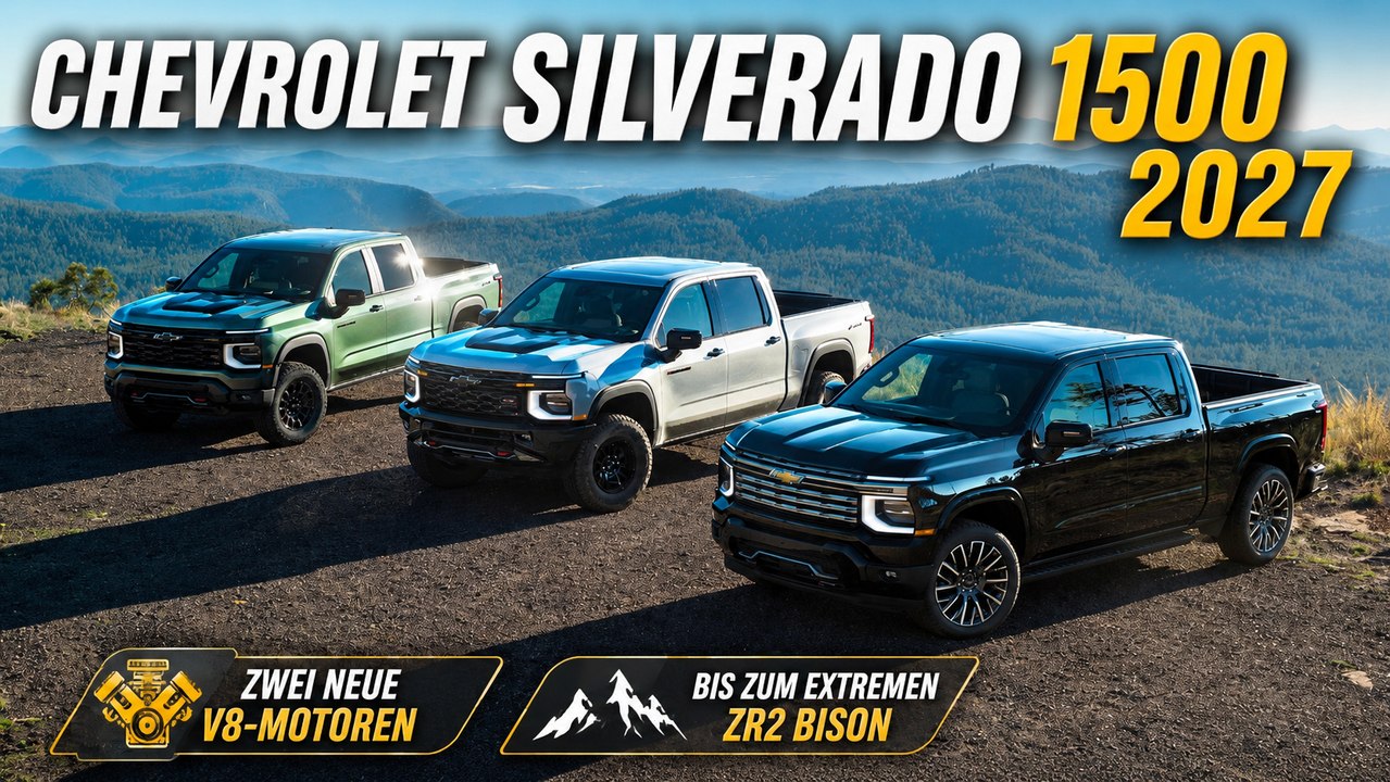 2027 Chevrolet Silverado 1500 mit ZR2 und High Country