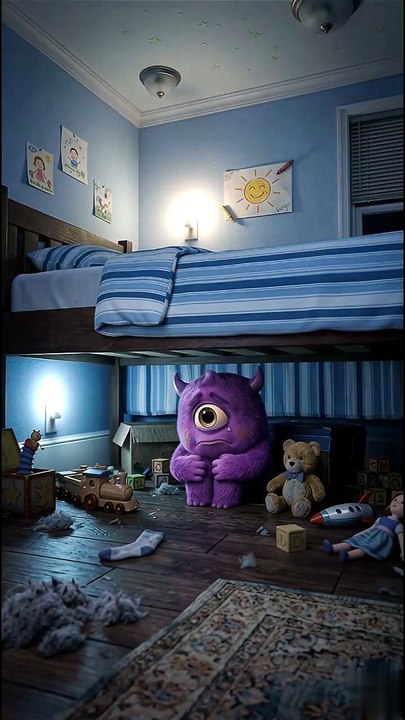 Monster Afraid of Kids