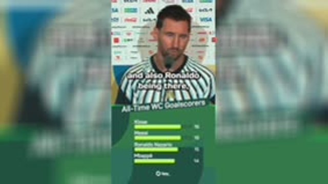 World Cup goals record means nothing to Messi because of Ronaldo