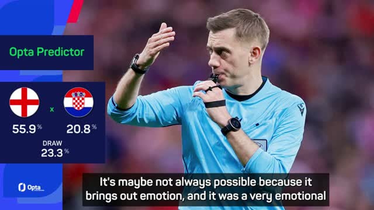 Tuchel believes England-Croatia official is a 'top referee'