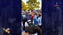 Argentinos invadieron un avión | La Delantera