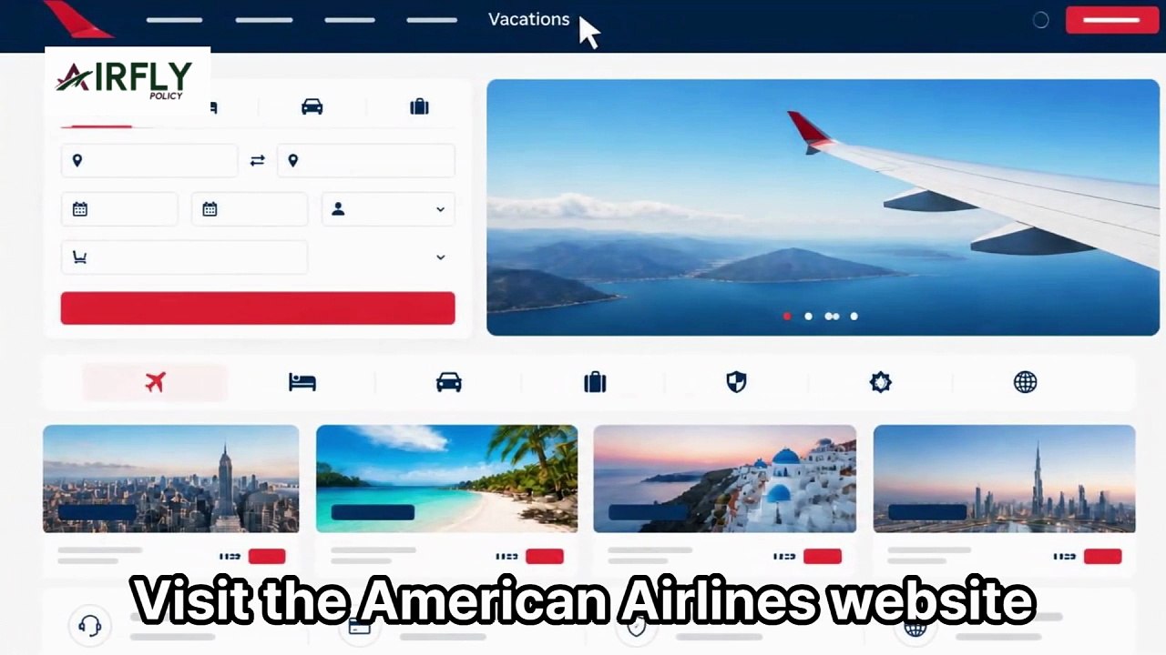 How can I book an American Airlines vacation package