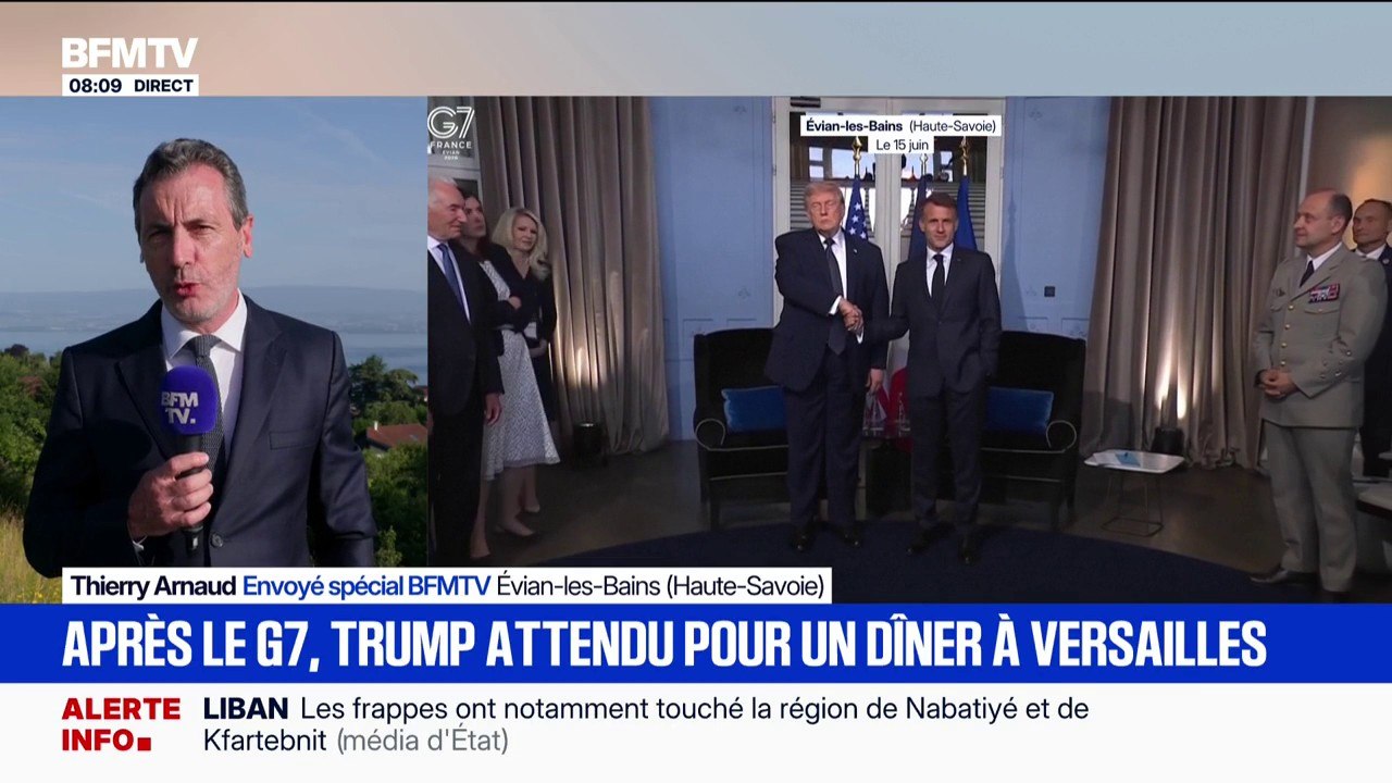 Donald Trump attendu ce mercredi soir à Versailles avant la signature ce vendredi de l'accord de paix conclu entre l'Iran et les États-Unis