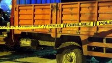 Çocuklar oynarken hareket eden kamyonet ile ev arasında sıkışan Ayaz öldü; o anlar kamerada