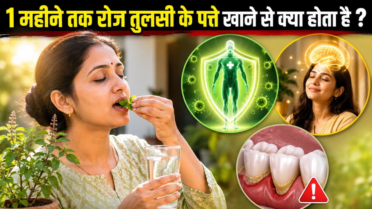 तुलसी के पत्ते खाने के फायदे नुकसान: 1 महीने तक रोज तुलसी खाने से क्या होगा ? |Tusli Ke Fayde Nuksan