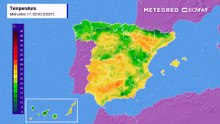 Tormentas fuertes e intenso calor