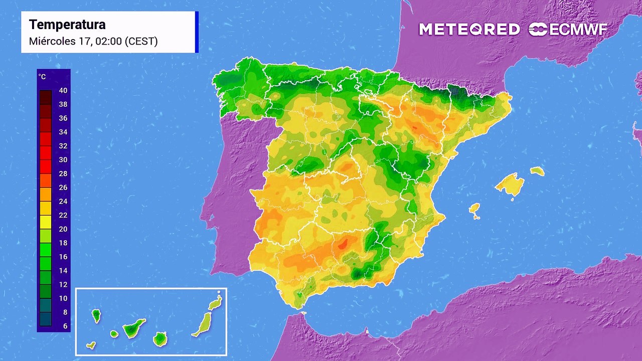 Tormentas fuertes e intenso calor