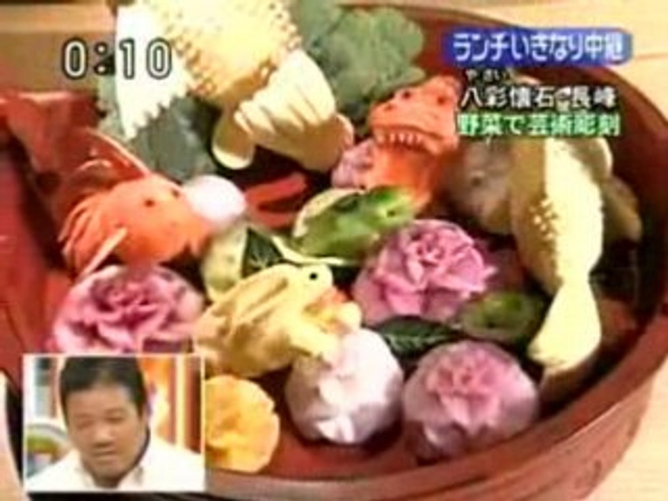 Escultura em Legumes