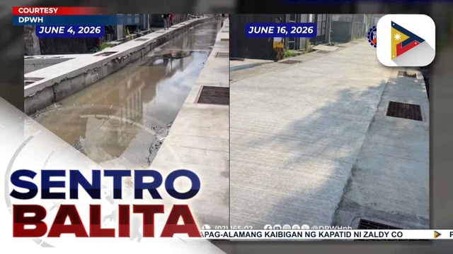 Nag-viral na kalsada sa Dagupan City dahil sa mataas na drainage canal, naayos na ng DPWH; nasirang hanging bridge sa Agno, Pangasinan, napalitan na rin ng bagong temporary steel bridge | ulat ni Verna Beltran-Adaban - Radyo Pilipinas-Dagupan