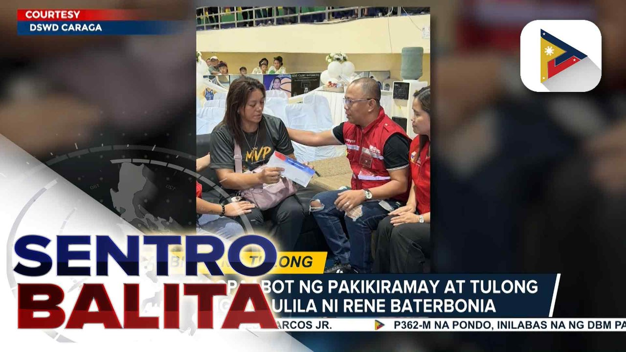 DSWD, nagpaabot ng pakikiramay at tulong sa mga naulila ni Rene Baterbonia