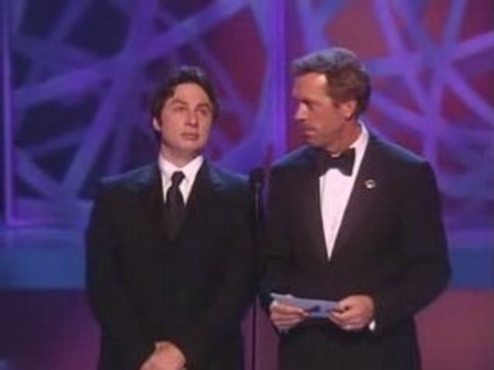 Hugh Laurie et Zach Braff