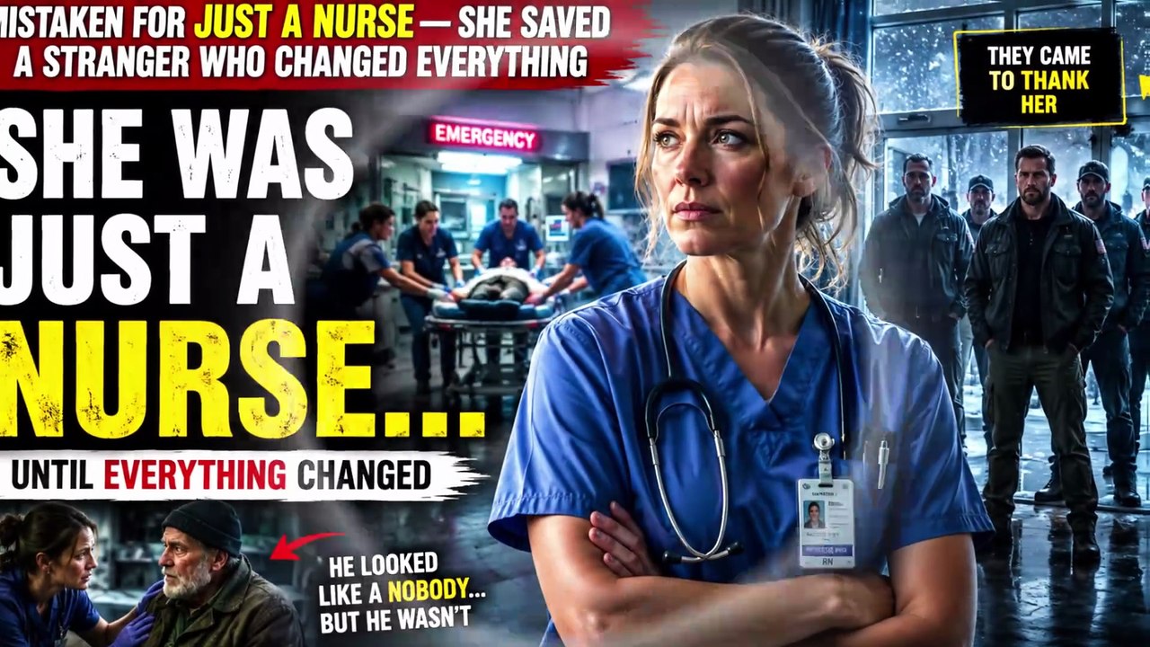 💙 Mistaken for Just a Nurse — She Saved a Stranger Who Changed Everything