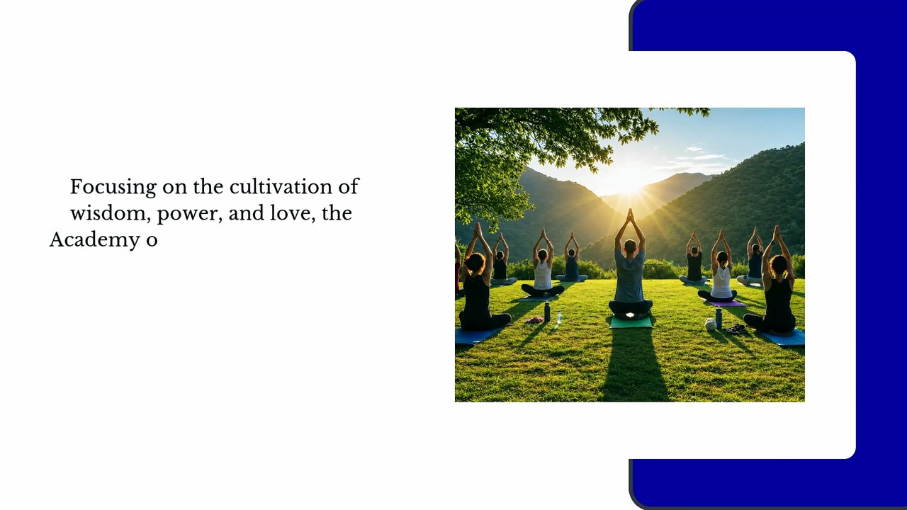 Monastic Academy - Offers A Transformative Experience
