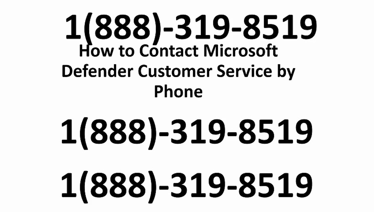 How to Contact Microsoft Defender Customer Service by Phone