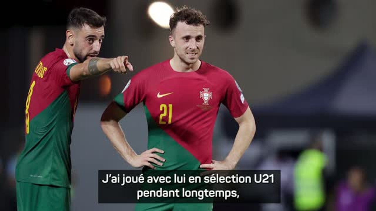 Portugal - Bruno Fernandes rend hommage à Diogo Jota