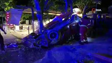 Muğla\'da otomobilin hurdaya döndüğü kazada evli çift yaralandı: