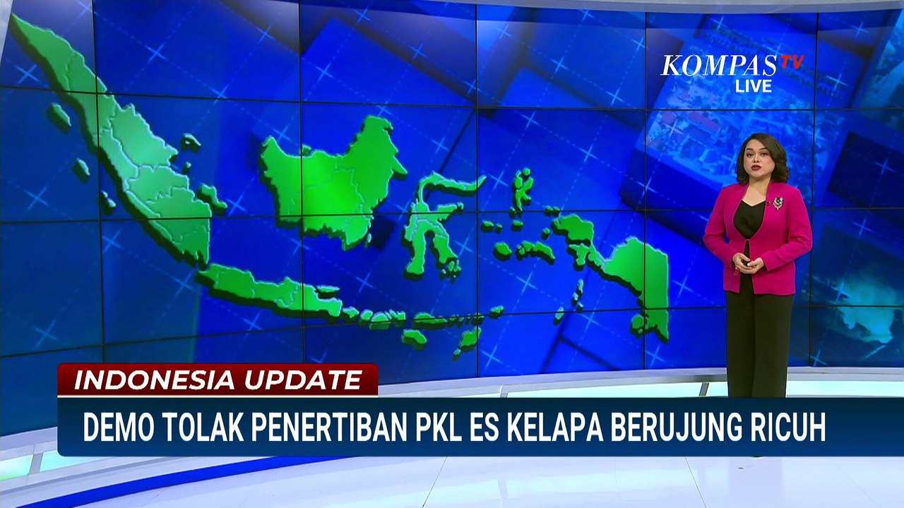 Demo Tolak Penggusuran PKL di DPRD Makassar Ricuh, Massa dan Satpol PP Saling Dorong | IU