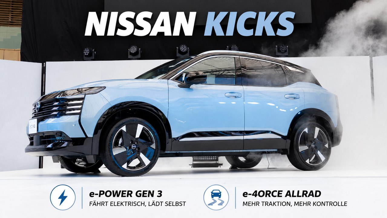 2026 Nissan Kicks e-4ORCE: Das steckt im neuen Crossover-SUV
