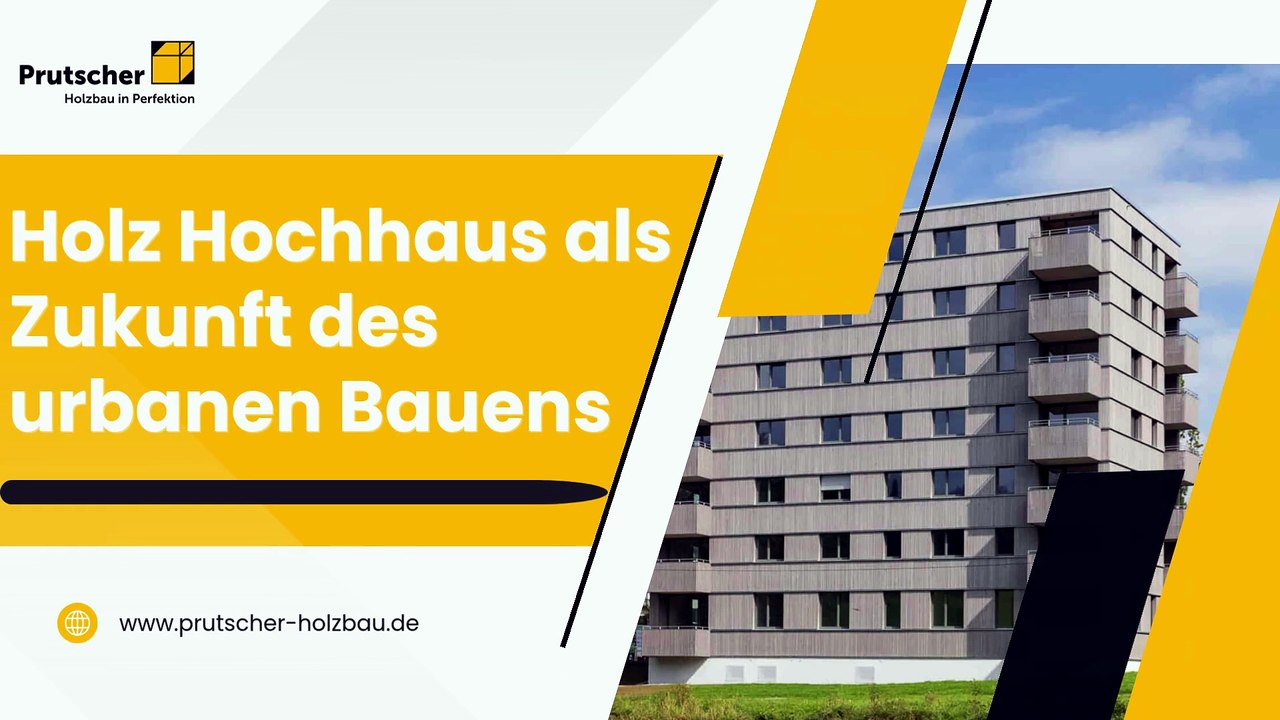 Holz Hochhaus als Zukunft des urbanen Bauens
