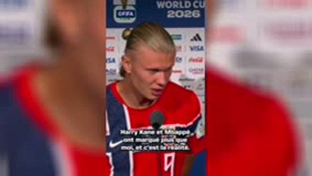 Norvège - Haaland relativise son statut de meilleur buteur face à Kane et Mbappé