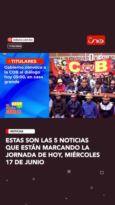 Estas son las 5 noticias que están marcando la...