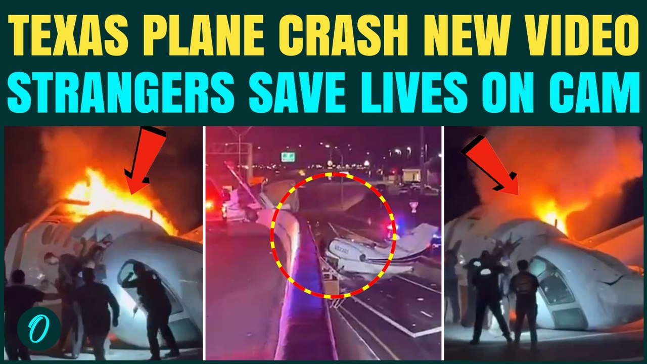 Unseen Video Of Texas Plane Crash, Strangers SM...