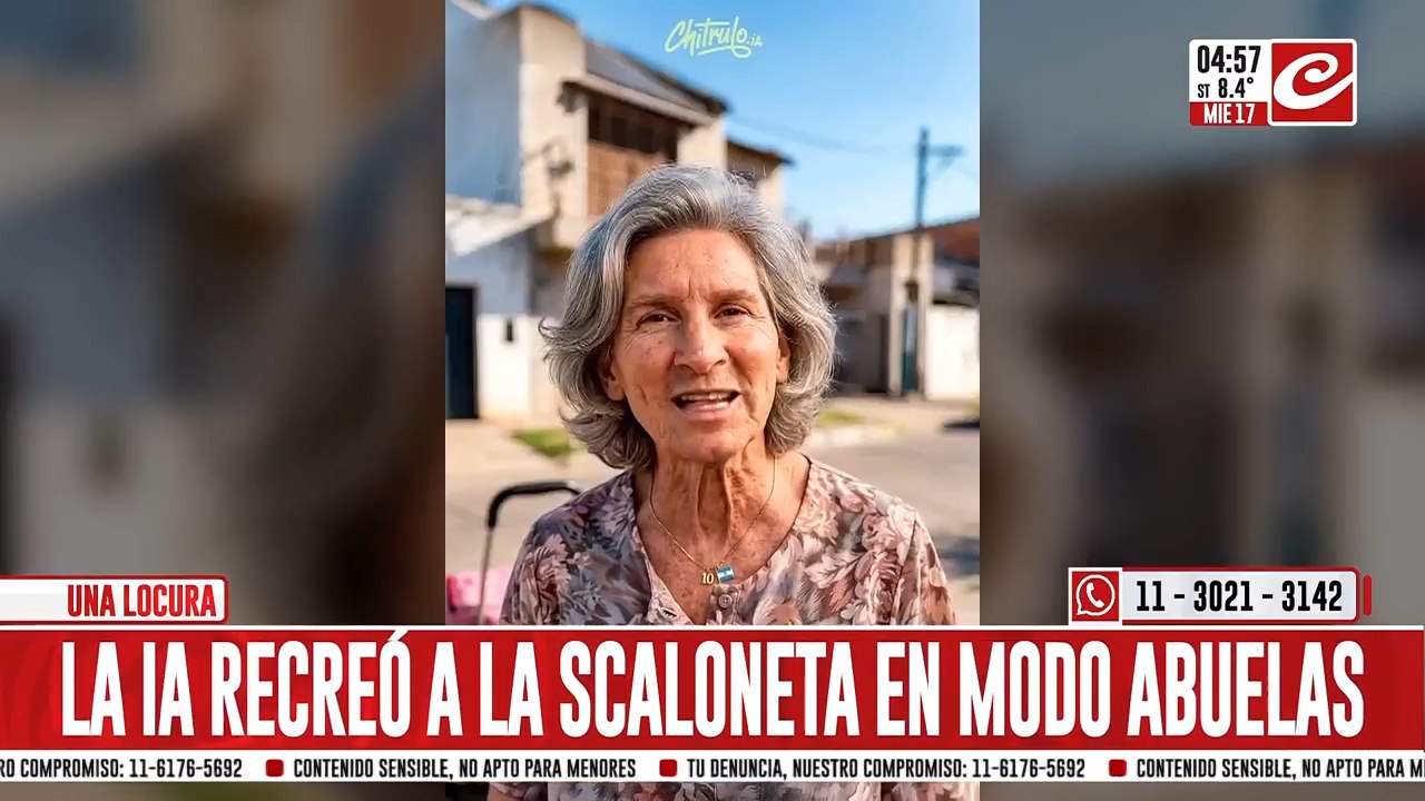 La Scaloneta modo abuelas, el video hecho con IA que se hizo viral