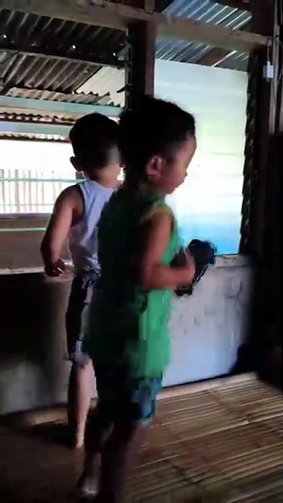 Grey and Isaiah playing together