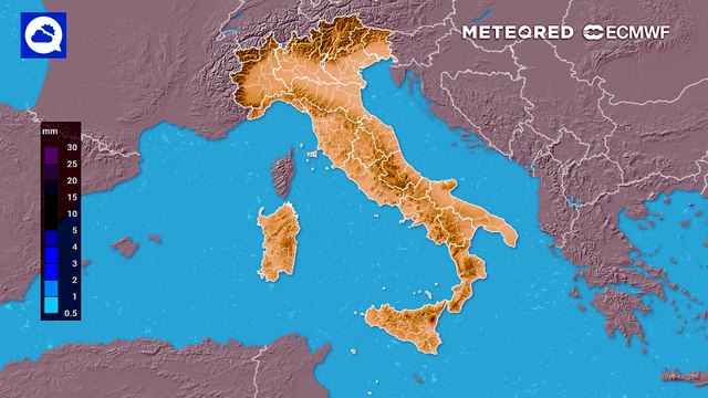 L'espansione di un imponente anticiclone subtropicale africano, con la prima intensa ondata di caldo sull'Italia, non impedirà la formazione di violenti temporali pomeridiani sull'arco alpino e lungo la dorsale appenninica.