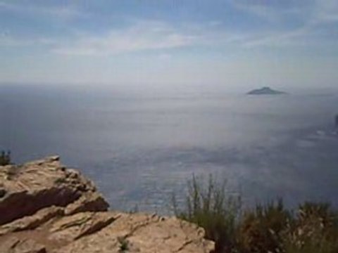 CASSIS VUE DEPUIS LA ROUTE DES CRETES