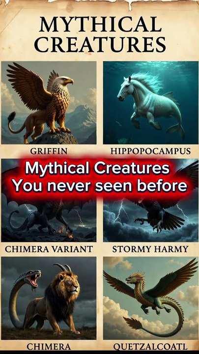 Mythical Creatures You Never Thought Existed! 😱