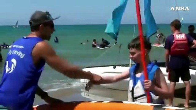 Inclusione e sport: contro la povertà educativa, in mare con Alessandra Sensini