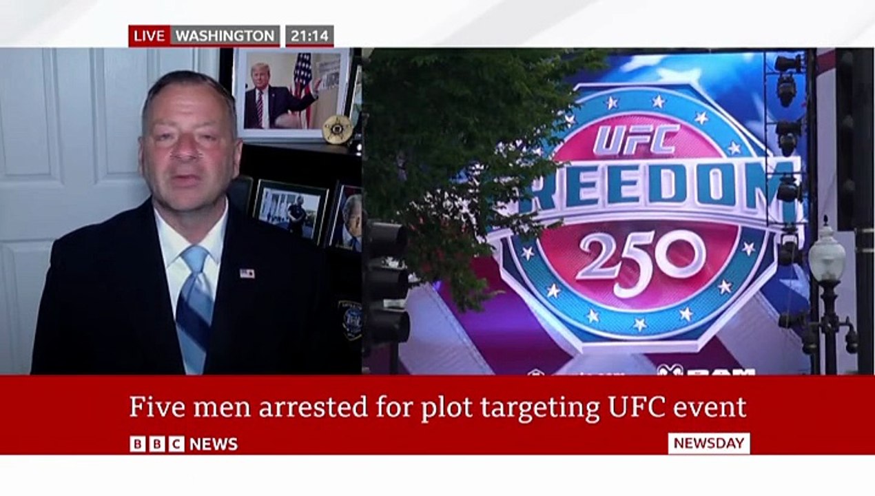 UFC Freedom 250 Attack | Barry Donadio BBC News June 16th 2026