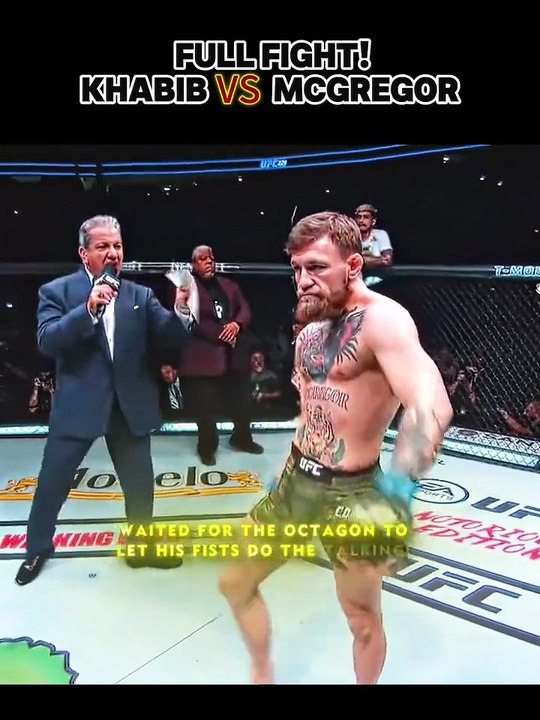 The biggest fight in UFC history Khabib vs McGregor Domination from start to fin