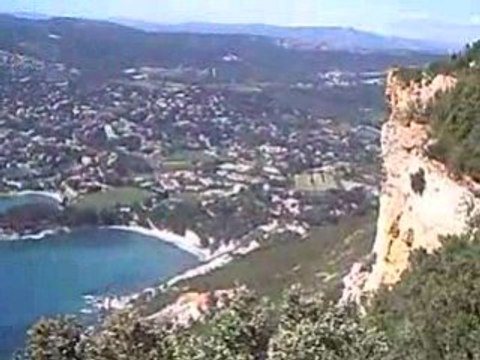 CASSIS VUE DEPUIS LA ROUTE DES CRETES