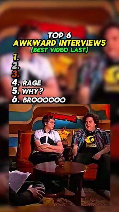 Top awkward interviews - top interview awkwardinterview celebrityinterview ranki