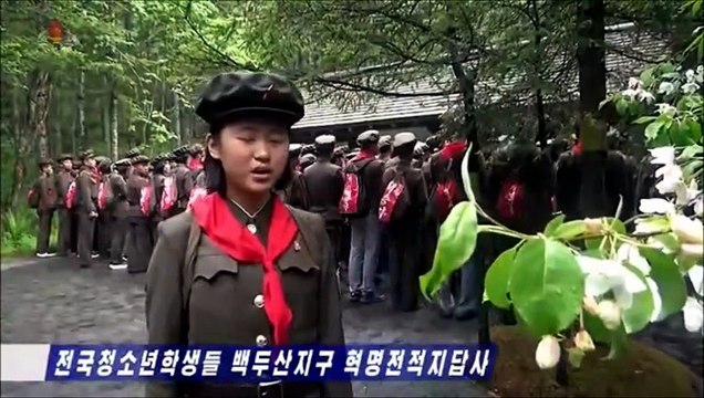 Caravana dos jovens estudantes pelos locais de batalha revolucionária