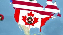 ¿Qué pasaría si Estados Unidos y Canadá intercambiaran lugares?