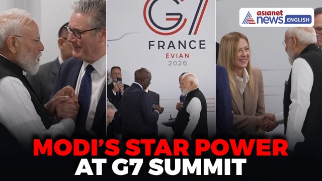 PM Modi’s Warm Bonhomie with World Leaders at G7 Summit in Evian, France